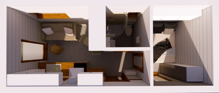 _21m2 rzut domek Tradycyjny