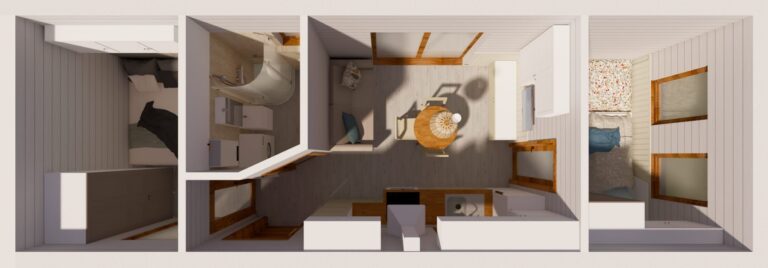 _35m2 rzut domek Tradycyjny